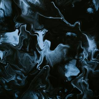 Abstract liquid black wallpaper