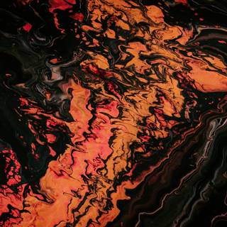 Abstract liquid black wallpaper