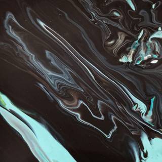 Abstract liquid black wallpaper
