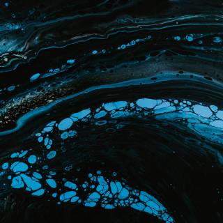 Abstract liquid black wallpaper