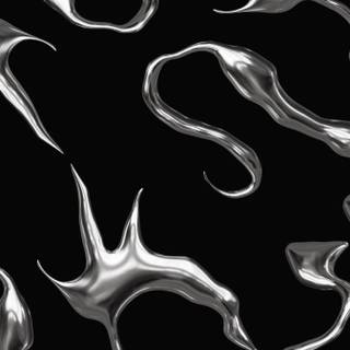 Abstract liquid black wallpaper