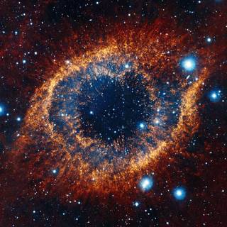 Galaxy eye wallpaper