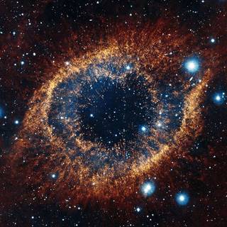 Galaxy eye wallpaper