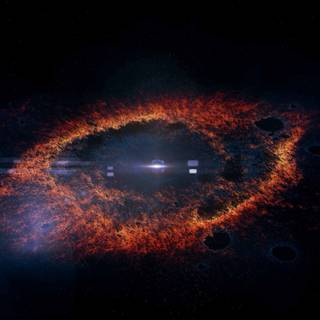 Galaxy eye wallpaper