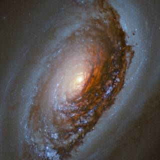 Galaxy eye wallpaper