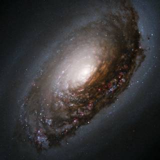 Galaxy eye wallpaper