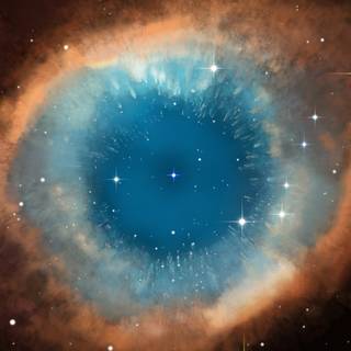 Galaxy eye wallpaper