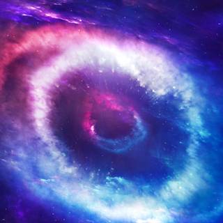 Galaxy eye wallpaper