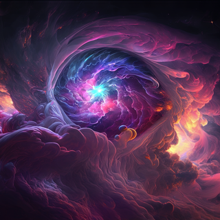 Galaxy eye wallpaper
