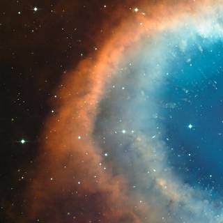 Galaxy eye wallpaper