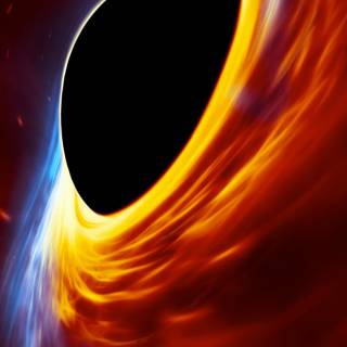 Black hole 4k phone wallpaper