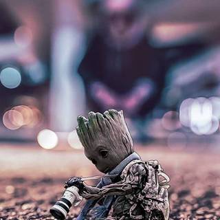 iPhone 11 Avengers Groot wallpaper