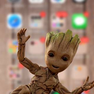 iPhone 11 Avengers Groot wallpaper