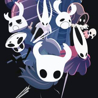 4k Hollow Knight iPhone wallpaper