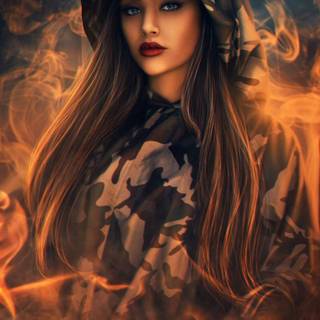 Woman iPhone wallpaper