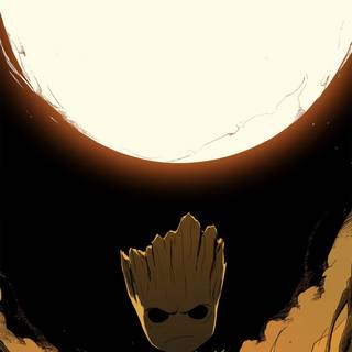 iPhone 11 Avengers Groot wallpaper