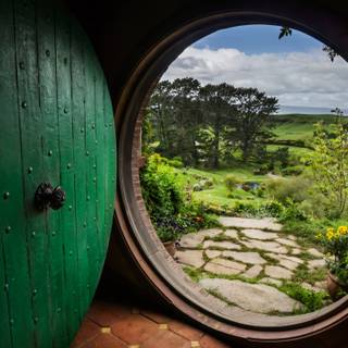 Hobbit Hole desktop wallpaper