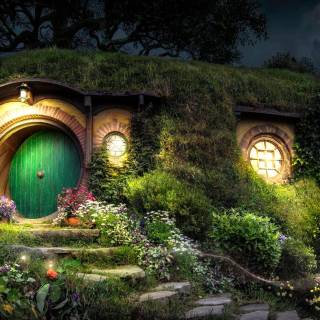 Hobbit Hole desktop wallpaper