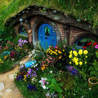Hobbit Hole desktop wallpaper