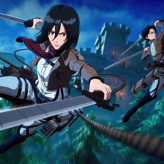 PS5 anime AoT wallpaper