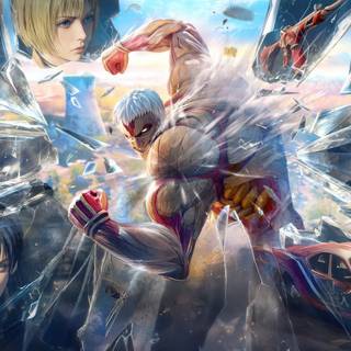 PS5 anime AoT wallpaper