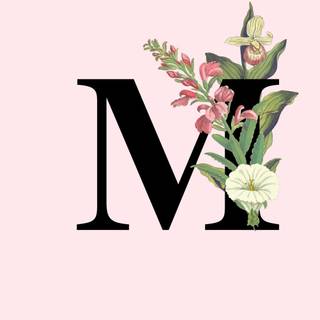 Cute M wallpaper