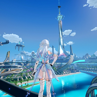 Anime girl PS5 wallpaper