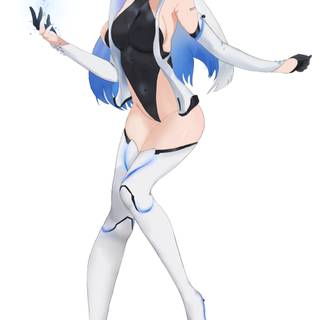 Anime girl PS5 wallpaper