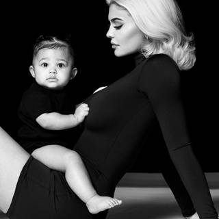 Kylie Jenner and Stormi Webster wallpaper