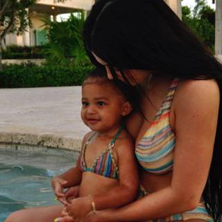 Kylie Jenner and Stormi Webster wallpaper