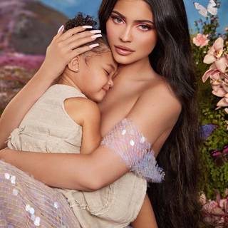 Kylie Jenner and Stormi Webster wallpaper