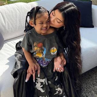 Kylie Jenner and Stormi Webster wallpaper