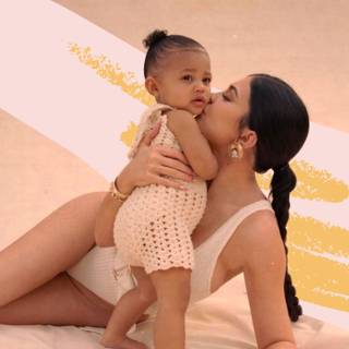 Kylie Jenner and Stormi Webster wallpaper