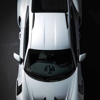 Car top view wallpaper