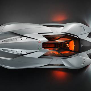 Car top view wallpaper
