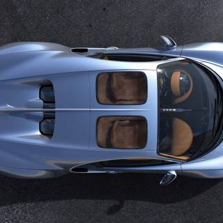 Car top view wallpaper