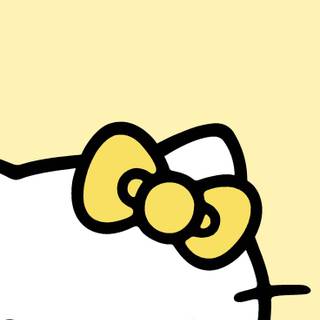 Yellow Hello Kitty wallpaper