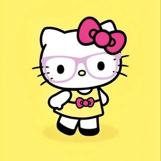 Yellow Hello Kitty wallpaper