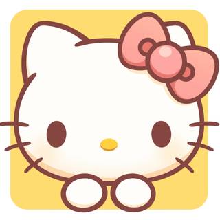 Yellow Hello Kitty wallpaper