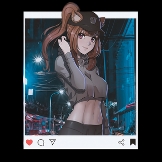 Anime girl amoled wallpaper