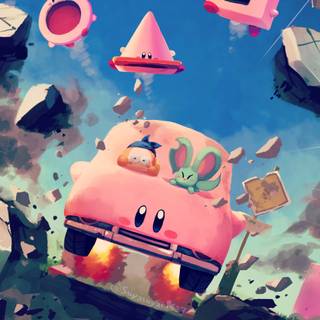 Aesthetic Kirby wallpaper