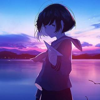 Anime girl amoled wallpaper