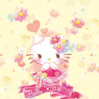 Yellow Hello Kitty wallpaper