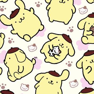 Yellow Hello Kitty wallpaper