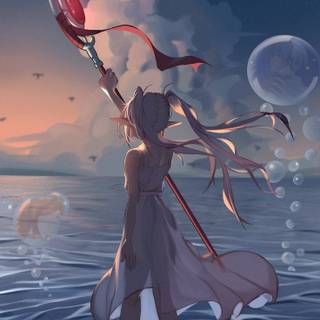 Frieren iPhone HD wallpaper