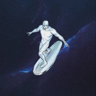Silver Surfer 4k iPhone wallpaper