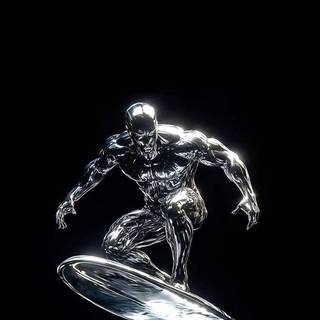 Silver Surfer 4k iPhone wallpaper