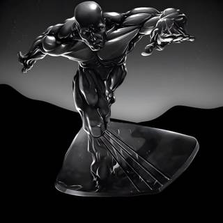 Silver Surfer 4k iPhone wallpaper