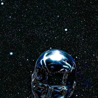 Silver Surfer 4k iPhone wallpaper