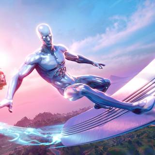 Silver Surfer desktop 4k wallpaper